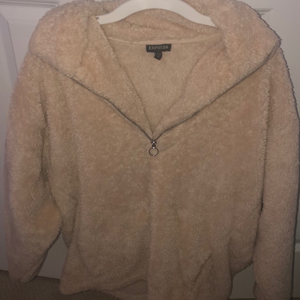 Oversized Teddy Bear Jacket